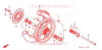 ROUE AVANT pour Honda VT 1100 SHADOW SPIRIT de 2007