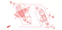 AMORTISSEUR ARRIERE pour Honda SHADOW VT 750 SPIRIT de 2007