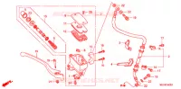 MAITRE CYLINDRE DE FREIN AVANT pour Honda SHADOW VT 750 AERO Kumamoto factory de 2007