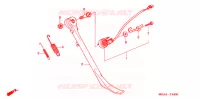 BEQUILLE LATERALE pour Honda VTX 1300 S de 2007