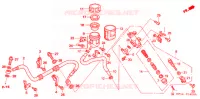 MAITRE CYLINDRE DE FREIN ARRIERE pour Honda TRX 450 R SPORTRAX Electric Start de 2008