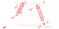 AMORTISSEUR AVANT pour Honda FOURTRAX 680 RINCON CAMO de 2008