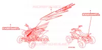 T (1) pour Honda TRX 450 R SPORTRAX Electric Start de 2009