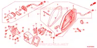 FEU ARRIERE pour Honda SHADOW VT 750 ABS TWO TONE de 2009