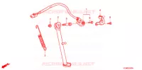 BEQUILLE LATERALE pour Honda XR 230 de 2009