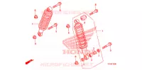 AMORTISSEUR AVANT pour Honda FOURTRAX 420 RANCHER 4X4 Electric Shift CAMO de 2010