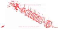 EMBRAYAGE pour Honda NXR 150 BROS KICK START de 2011