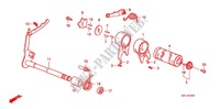 BARILLET   FOURCHETTE DE SELECTION (Z50J9,B,C,E) pour Honda MONKEY 50 de 2011