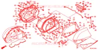 SACOCHE pour Honda GL 1800 GOLD WING NAVI AIRBAG de 2013