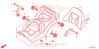 SELLE pour Honda GL 1800 GOLD WING NAVI AIRBAG de 2013