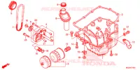 CARTER   POMPE   FILTRE A HUILE pour Honda CB 500F ABS RED de 2014
