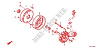 ALTERNATEUR (Z50J9,B,C,E) pour Honda MONKEY 50 LIMITED de 2011