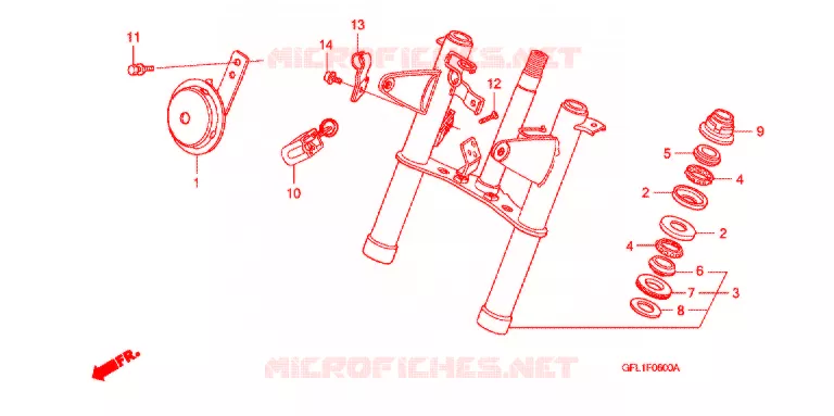 FOURCHE Honda MOTO 50 MONKEY 2016  Z50JC_M