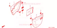 COUVERCLES LATERAUX pour Honda APE 100 de 2002