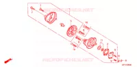 POMPE A HUILE pour Honda APE 100 de 2002