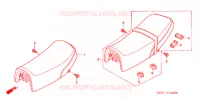 SELLE pour Honda APE 100 de 2002