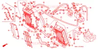 RADIATEUR pour Honda CRM 250 With speed warning light de 1993