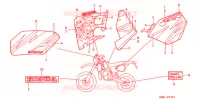 T (3) pour Honda CRM 250 With speed warning light de 1993