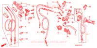 LEVIER DE GUIDON   CABLE   COMMODO (CRF450R'04 '08) pour Honda CRF 450 R de 2004