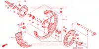 ROUE ARRIERE pour Honda XR 250 R de 2004