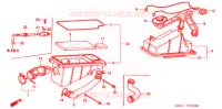 FILTRE A AIR pour Honda 50 GYRO CANOPY DECK TYPE de 2001