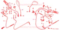 LEVIER DE GUIDON   CABLE   COMMODO pour Honda RUCKUS 50 de 2003