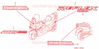 AUTOCOLLANTS pour Honda REFLEX 250 de 2003