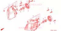 PHARE pour Honda REFLEX 250 de 2004