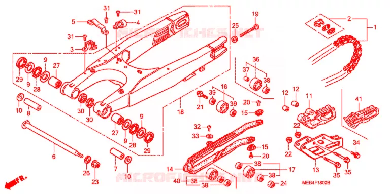 BRAS OSCILLANT Honda MOTO 450 CRF 2003  CRF450R3