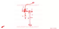 BEQUILLE pour Honda CB 250 HORNET de 2000