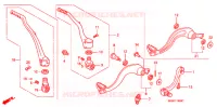 PEDALE   KICK pour Honda CRF 450 R de 2002