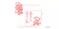 PIECES DE CARBURATEUR pour Honda CRF 450 R de 2004