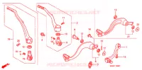 PEDALE   KICK pour Honda CRF 450 R de 2005