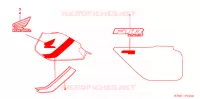 T (3) pour Honda FTR 223 MODEL STANDARD de 2005