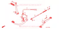 PEDALE   KICK pour Honda SUPER CUB 50 STANDARD de 2008