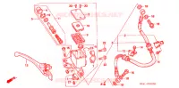 MAITRE CYLINDRE DE FREIN AVANT pour Honda CB 250 HORNET de 2001