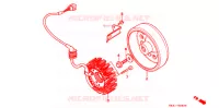ALTERNATEUR pour Honda CB 250 HORNET SILVER de 1996
