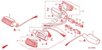 CLIGNOTANT pour Honda CB 250 HORNET SPEED WARNING LIMIT de 1999