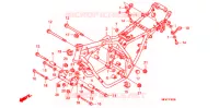 CADRE pour Honda CB 400 SUPER FOUR ABS de 2009