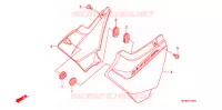 COUVERCLES LATERAUX pour Honda CB 400 SUPER FOUR ABS de 2009
