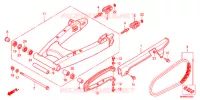 BRAS OSCILLANT pour Honda CB 400 SUPER FOUR ABS VTEC REVO Color Order Plan Wheel Color de 2011