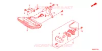 FEU ARRIERE pour Honda CB 400 SUPER FOUR ABS VTEC REVO Two-tone main color de 2012