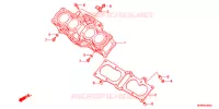 CYLINDRE pour Honda CB 400 SUPER FOUR VTEC REVO Color Order Plan Wheel Color de 2011