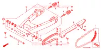 BRAS OSCILLANT pour Honda CB 400 SUPER FOUR DRIVING SHOOL de 2014