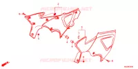 COUVERCLES LATERAUX pour Honda CB 400 X ABS de 2014