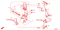 MAITRE CYLINDRE DE FREIN AVANT (STD) pour Honda CB 400 X de 2013