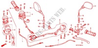 LEVIER DE GUIDON   CABLE   COMMODO (CBR125RW7/RW9/RWA) pour Honda CBR 125 de 2007