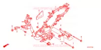 CADRE pour Honda VARIO 110 TECHNO de 2011