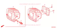 CYLINDRE pour Honda WAVE DASH 110 S, Electric start, rear brake drum de 2016