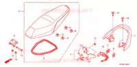 SELLE (3) pour Honda WAVE 125 X, Casted wheels, Electric start de 2012